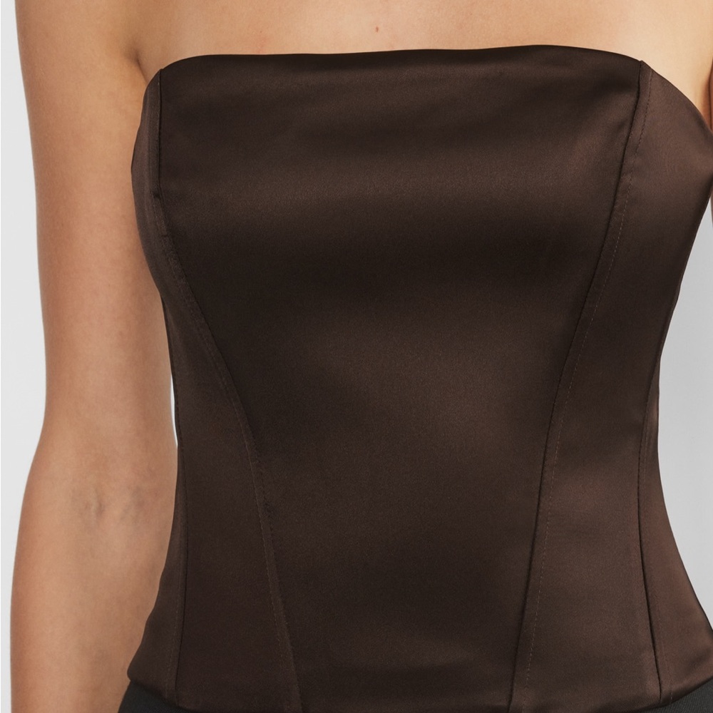Wilfred Castle Satin Bustier - Picture 3 of 4